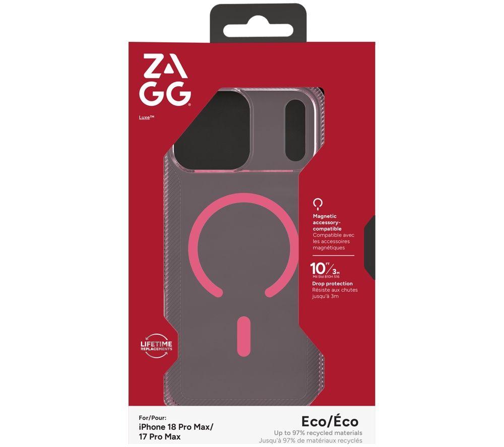 ZAGG Luxe Snap iPhone 18 Pro Max Case - Pink image number 8 of 14