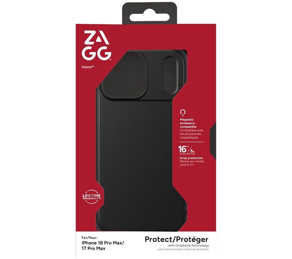 ZAGG Sedona Snap iPhone 18 Pro Max Case - Black image number 3 of 4