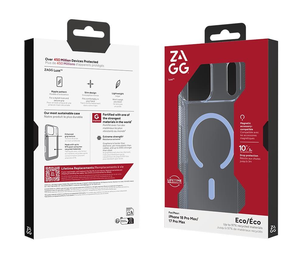 ZAGG Luxe Snap iPhone 18 Pro Max Case - Blue image number 7 of 8
