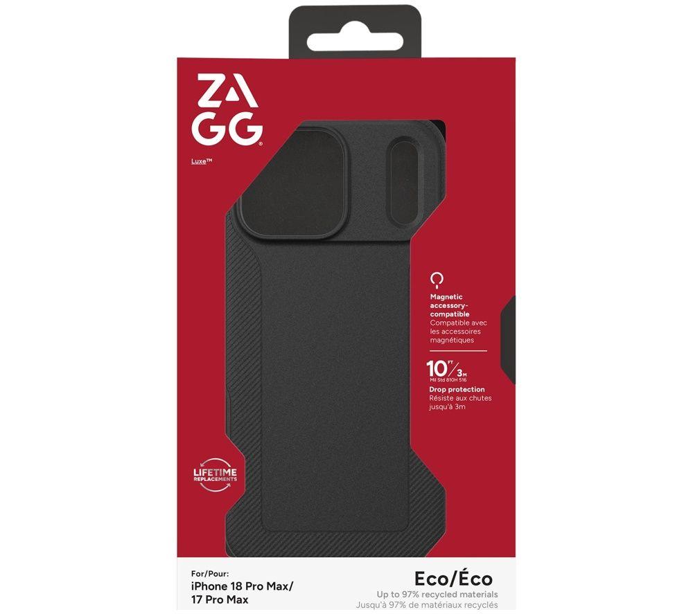 ZAGG Luxe Snap iPhone 18 Pro Case - Black image number 3 of 4