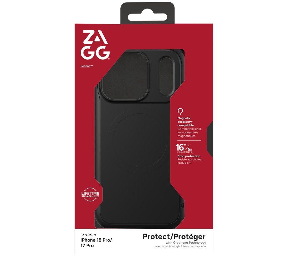 ZAGG Sedona Snap iPhone 18 Pro Case - Black image number 3 of 3