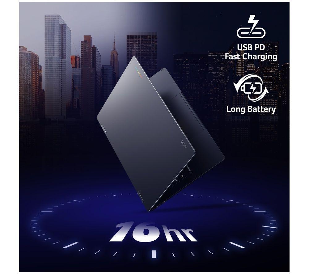 ACER 14" Googlebook 14 - Intel&reg; Core&trade; Ultra 5, 512 GB SSD, Blue image number 10 of 10