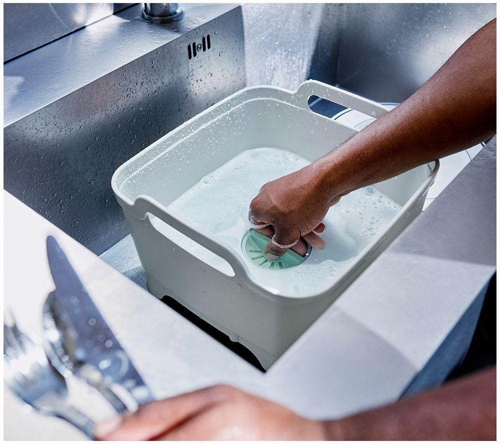 JOSEPH JOSEPH Wash & Drain Washing-up Bowl - Grey image number 3 of 4