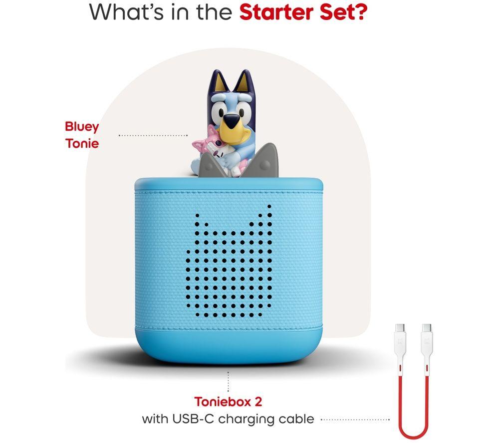 TONIES Toniebox 2 Bluey Starter Set - Sky Blue image number 2 of 3