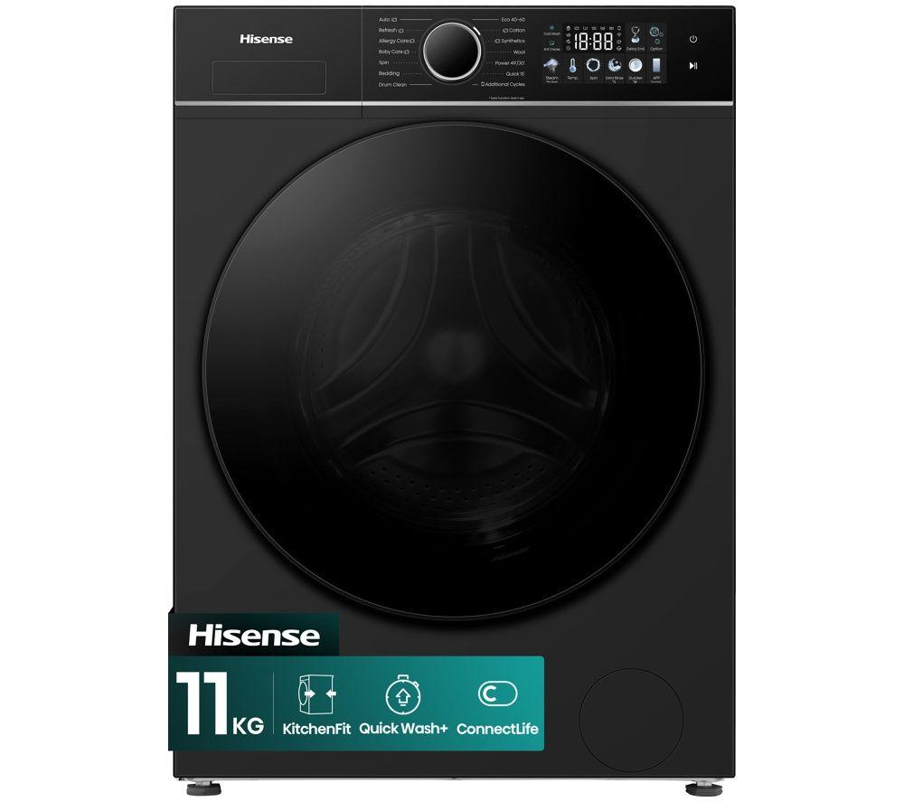 Hisense 3I Kitchenfit Series Wf3i1143bbl 11Kg Wifi Connected Washing Machine With 1400 Rpm - Black - A Rated - Image 4