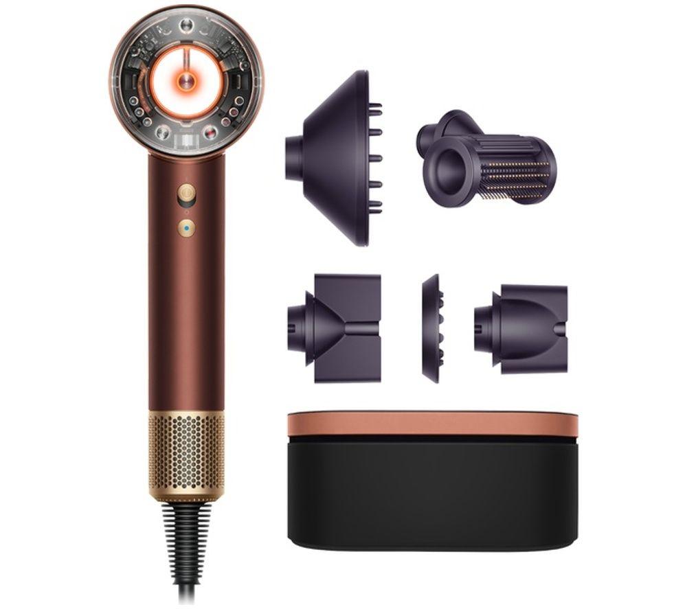 DYSON Supersonic Nural Straight+Wavy Hair Dryer - Plum & Copper image number 2 of 5