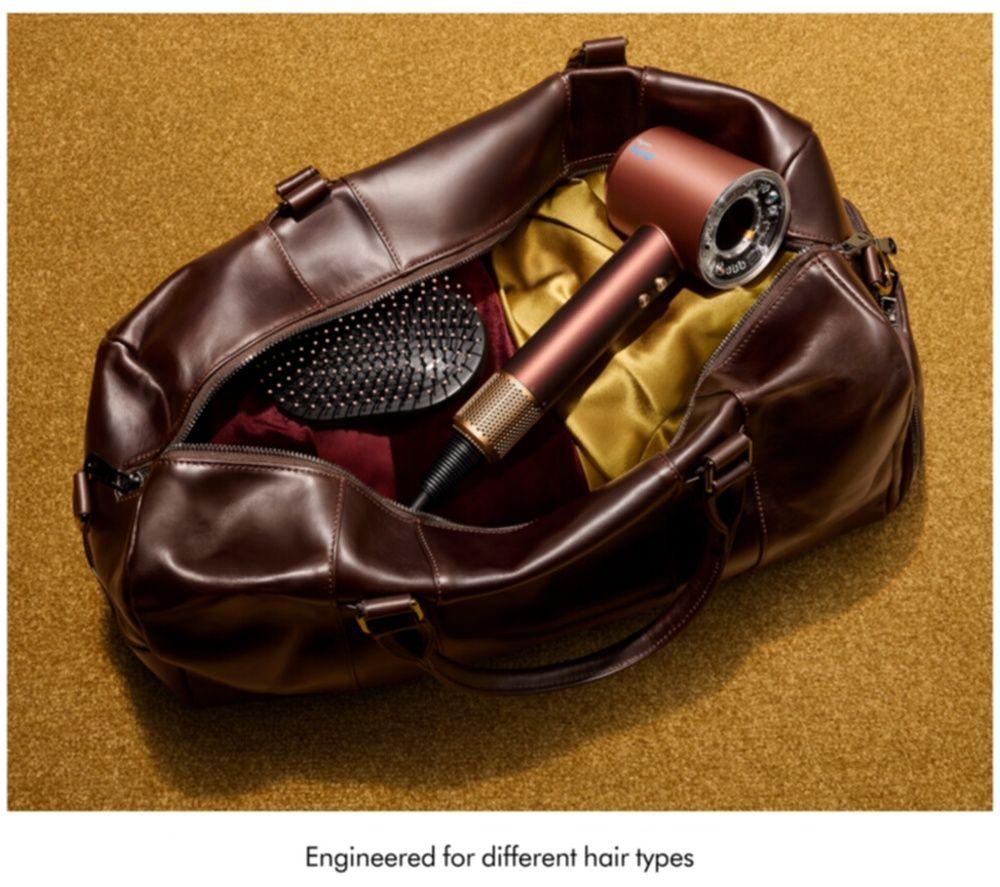 DYSON Supersonic Nural Straight+Wavy Hair Dryer - Plum & Copper image number 4 of 5