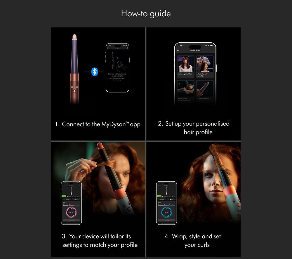 DYSON Airwrap I.D. Straight+Wavy Multi-Styler and Dryer - Plum & Copper image number 10 of 10