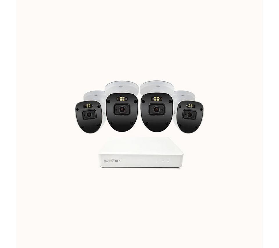 SWANN AdvancedX SWNVK-8ADVX5MP4B 8-channel 3K NVR Security System - 1 TB, 4 Cameras