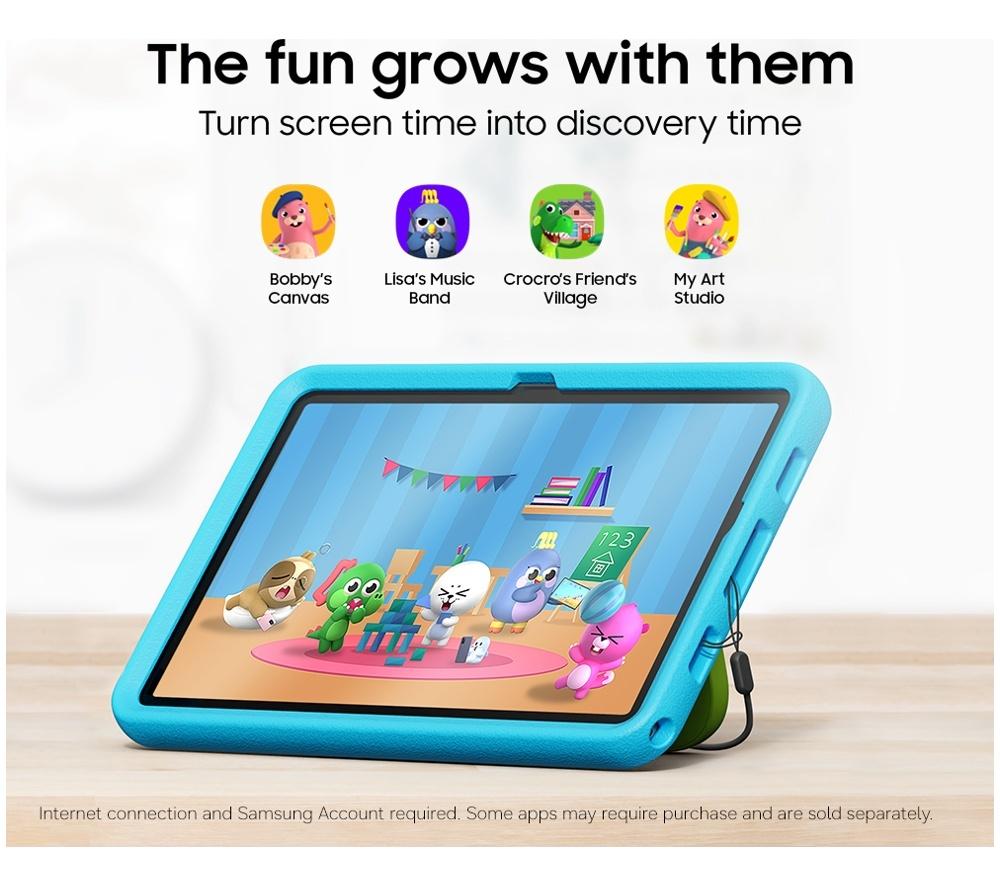 SAMSUNG Kids Edition Galaxy Tab A11 8.7" Tablet - 64 GB, Grey image number 3 of 8