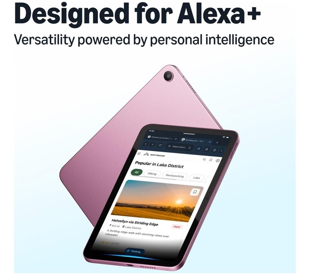 AMAZON Alexa 8 Tablet (2026) - 128 GB, Rosette image number 10 of 11