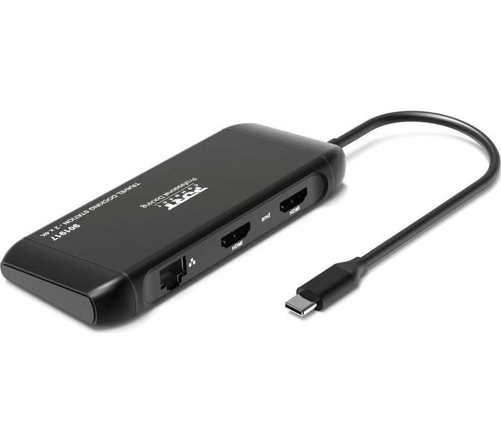 PORT DESIGNS 901917 7-port Travel Docking Station - Black image number 7 of 7