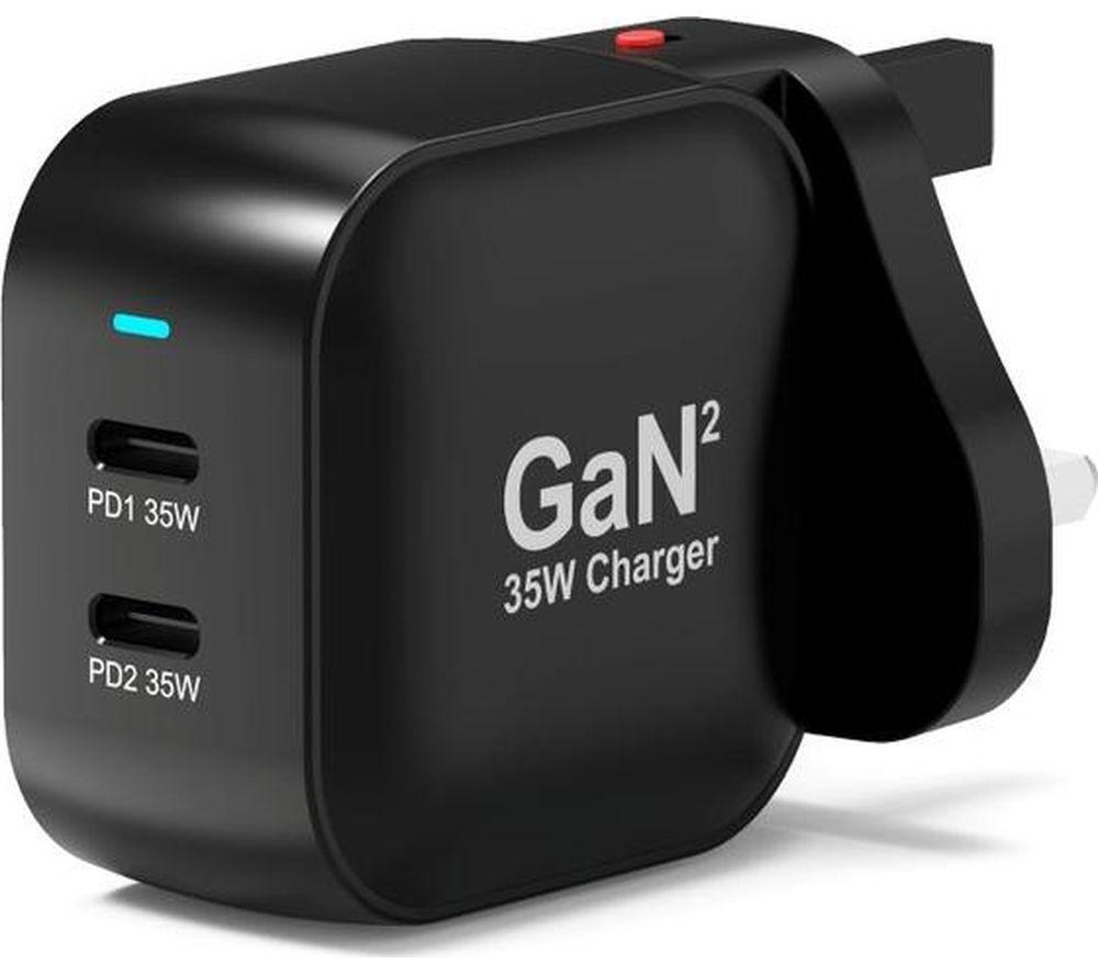 PORT DESIGNS 902035PUK 35 W GaN USB Charger - Black image number 2 of 7
