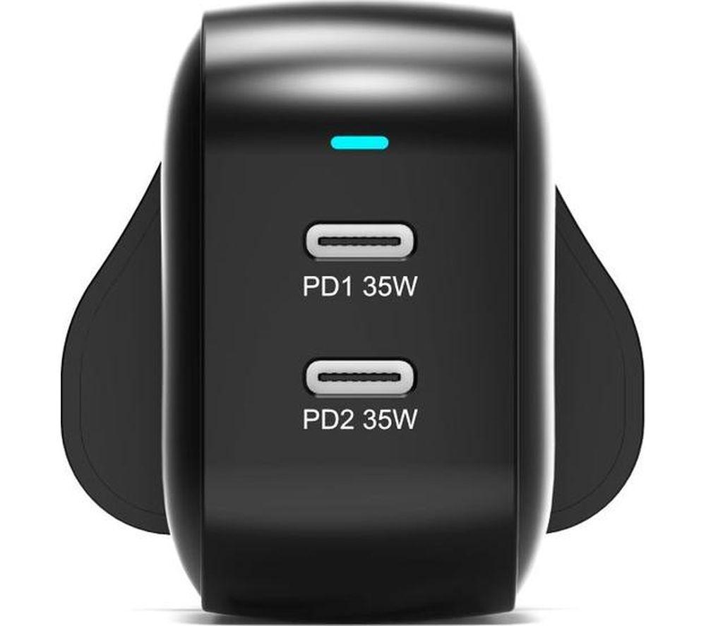 PORT DESIGNS 902035PUK 35 W GaN USB Charger - Black image number 3 of 7