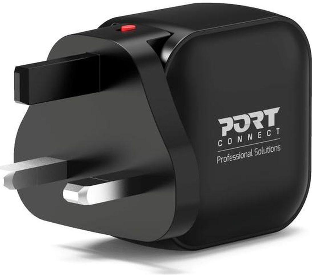 PORT DESIGNS 902035PUK 35 W GaN USB Charger - Black image number 4 of 7