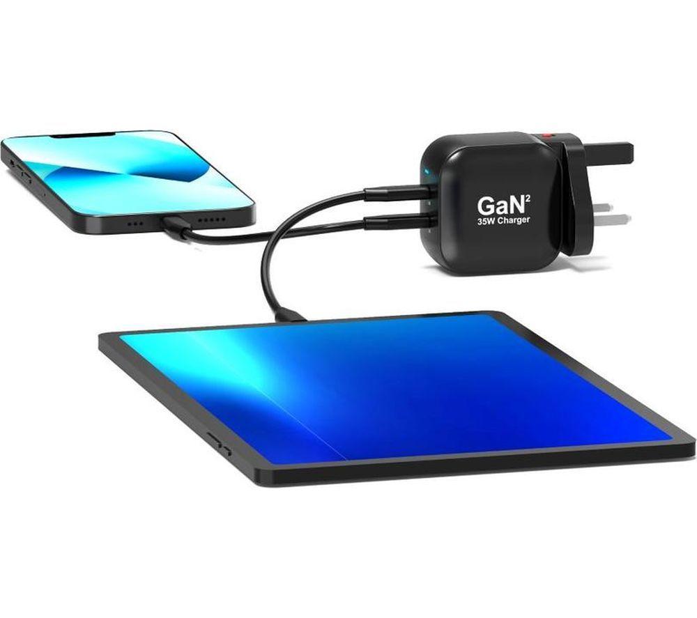 PORT DESIGNS 902035PUK 35 W GaN USB Charger - Black image number 6 of 7