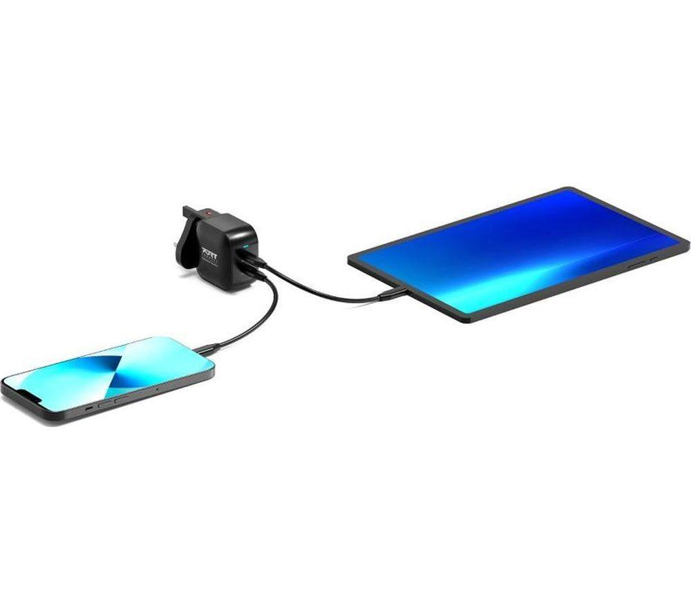 PORT DESIGNS 902035PUK 35 W GaN USB Charger - Black image number 7 of 7