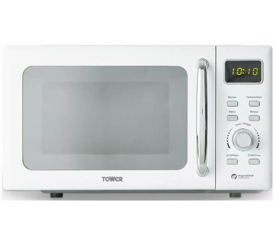 TOWER T24041WHT Solo Microwave - White