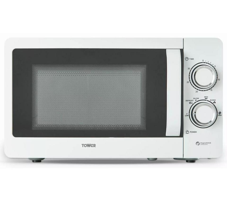 TOWER T24042WHT Solo Microwave - White