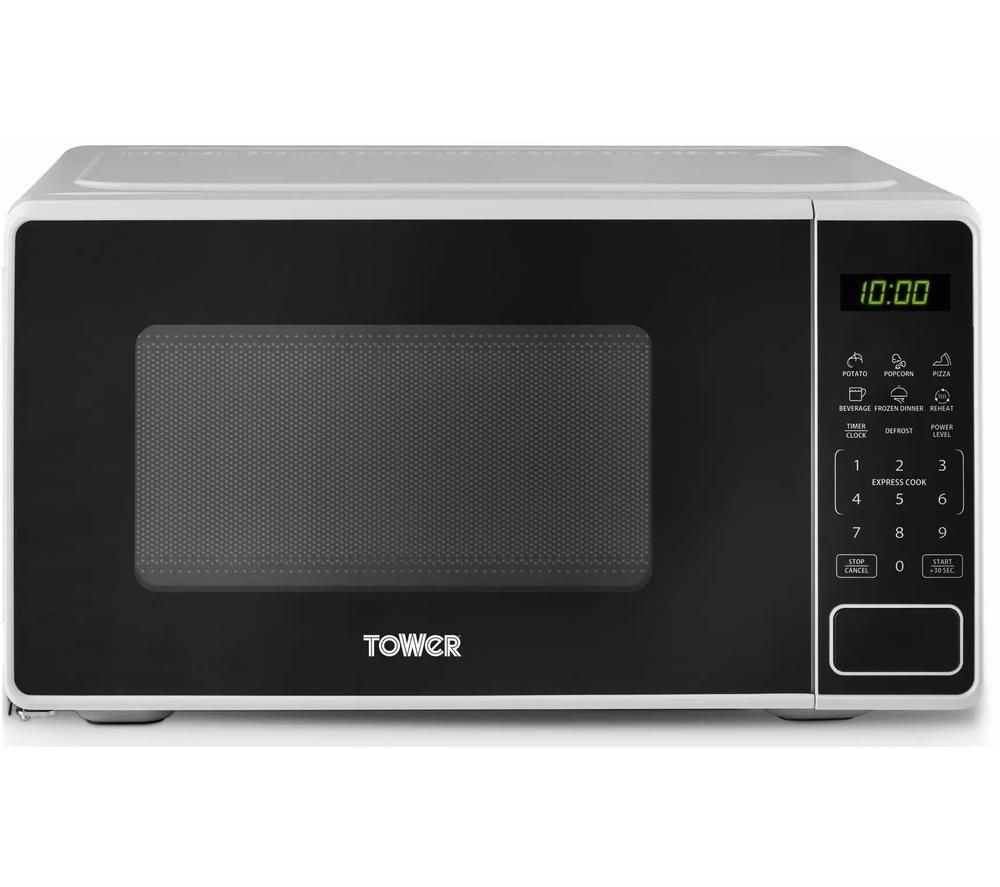 Tower 20L 800W Digital Microwave With 11 Power Levels, Led Display, White - Image 5