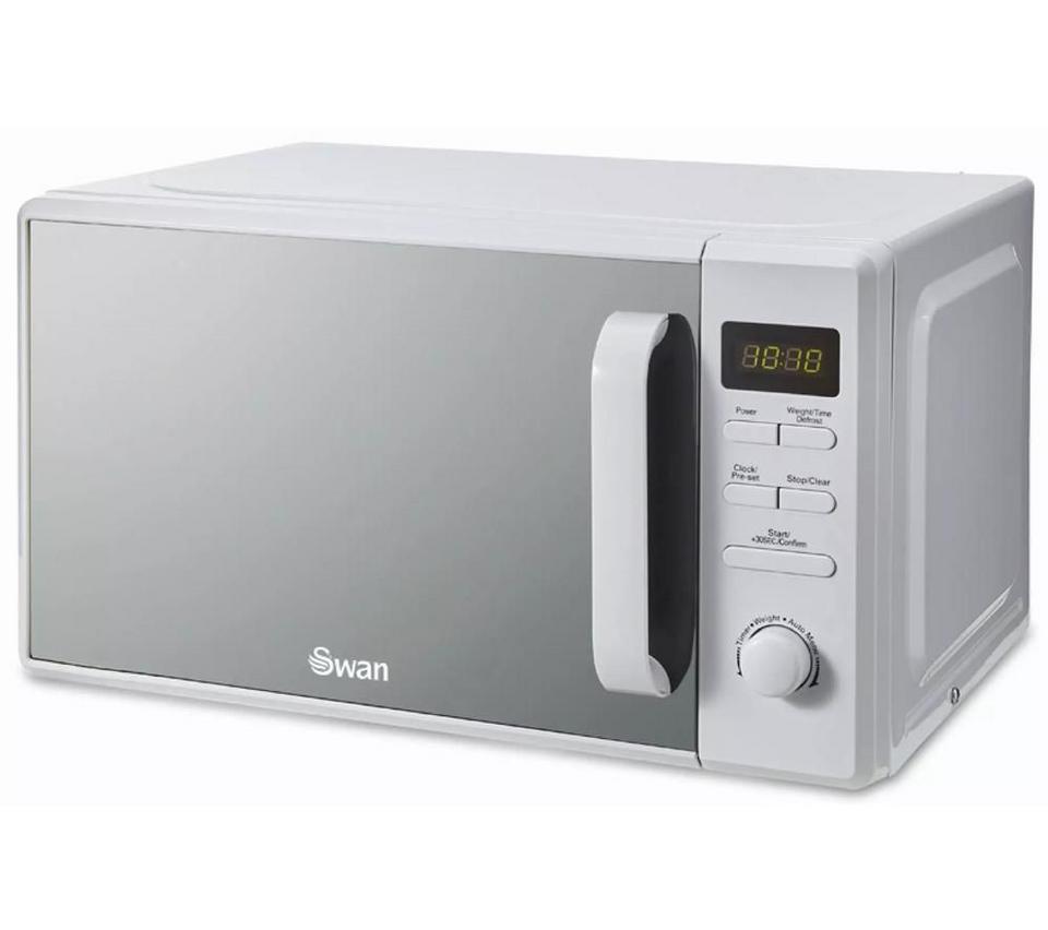 SWAN Digital SM4421WHT Solo Microwave - White