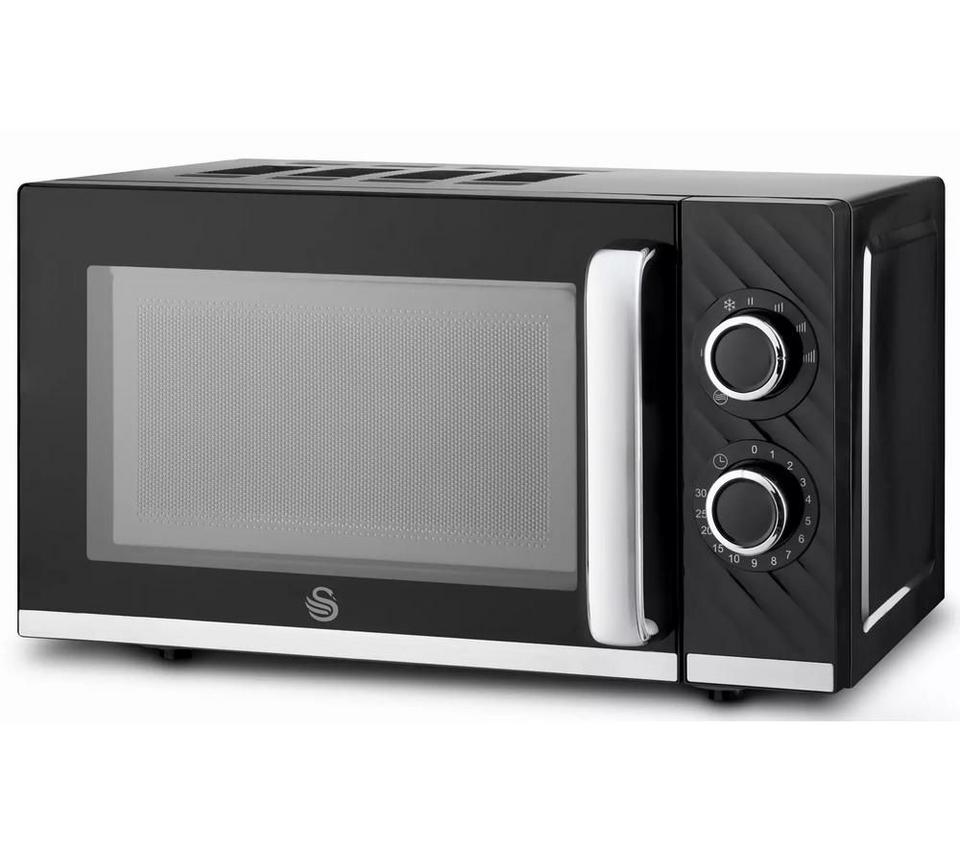 SWAN Windsor SM4424BLK Solo Microwave - Black