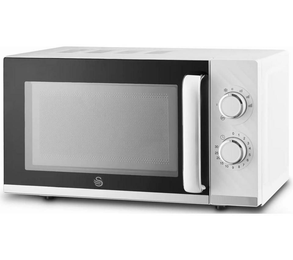 SWAN Windsor SM4424WHT Solo Microwave - White