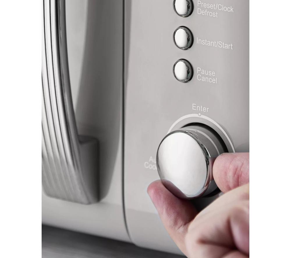 SWAN Retro SM4425CRM Solo Microwave - Grey image number 5 of 5