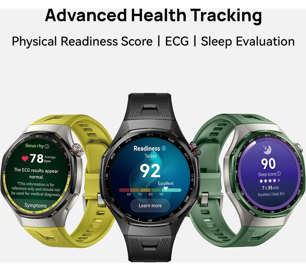 HUAWEI Watch GT 7 Pro - Green with Fluoroelastomer Strap, 46 mm image number 5 of 17