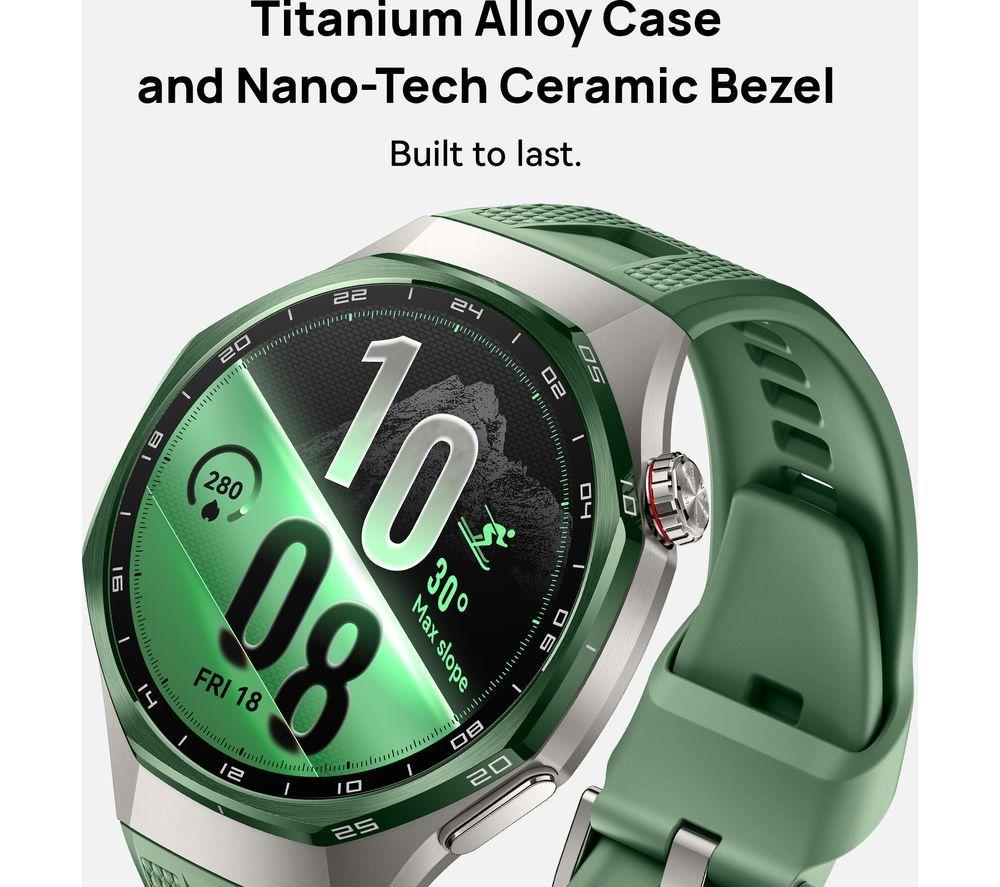 HUAWEI Watch GT 7 Pro - Green with Fluoroelastomer Strap, 46 mm image number 7 of 17