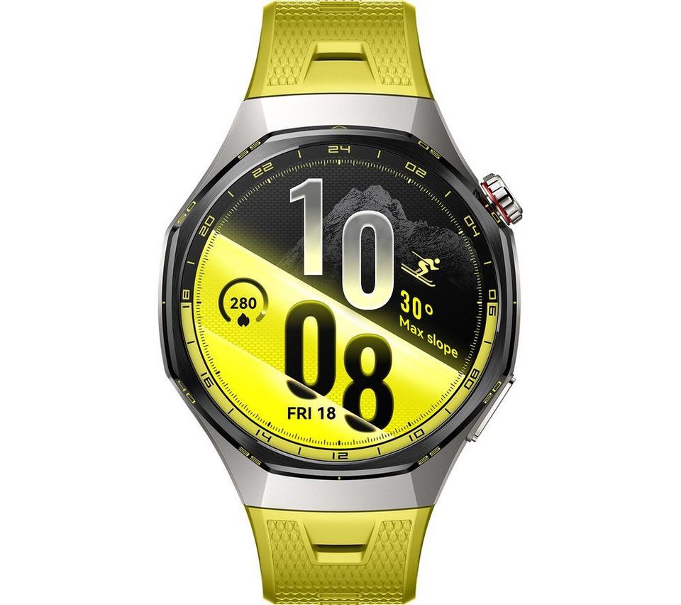 HUAWEI Watch GT 7 Pro - Yellow with Fluoroelastomer Strap, 46 mm