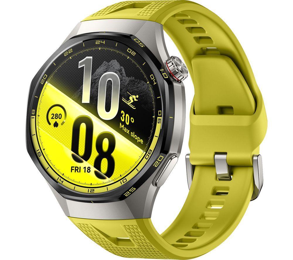 HUAWEI Watch GT 7 Pro - Yellow with Fluoroelastomer Strap, 46 mm image number 2 of 13
