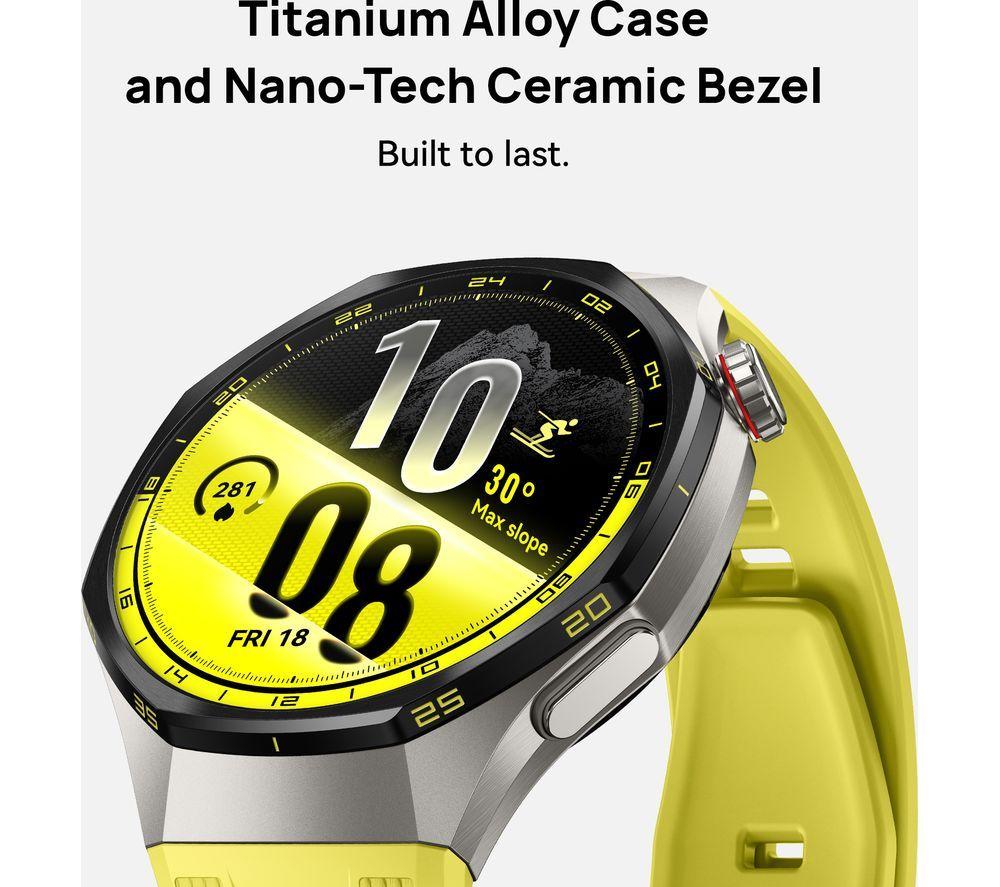 HUAWEI Watch GT 7 Pro - Yellow with Fluoroelastomer Strap, 46 mm image number 13 of 13
