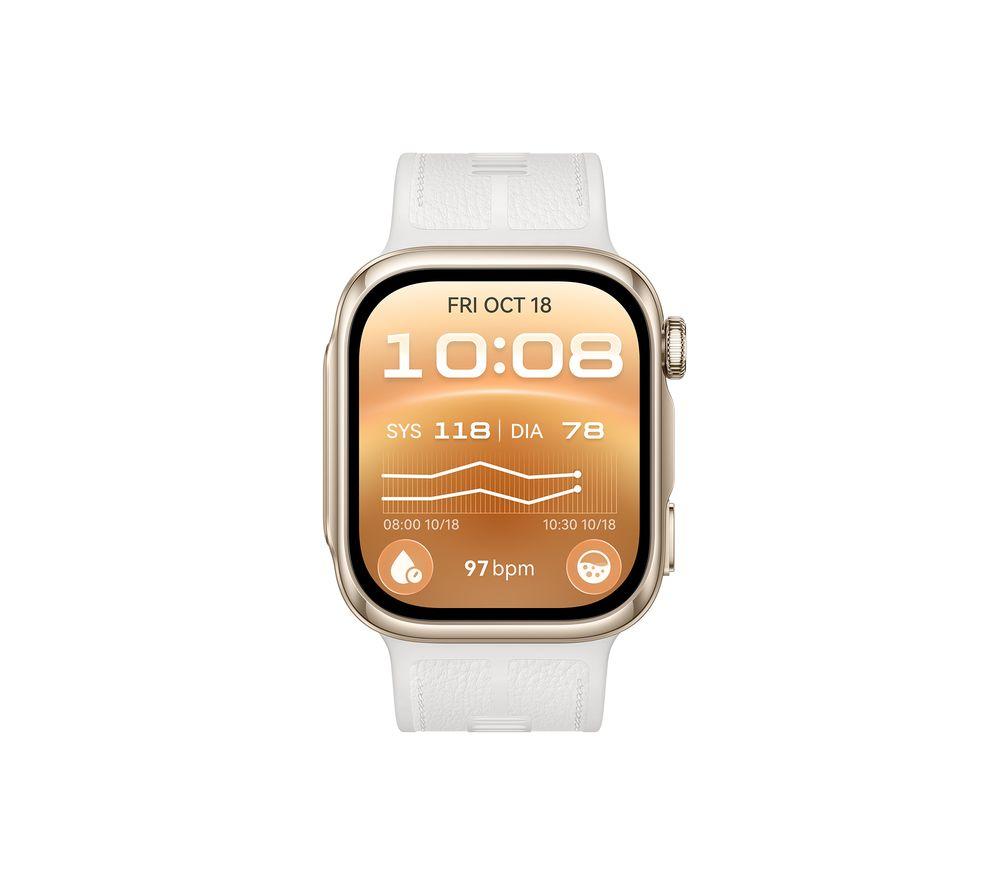 HUAWEI Watch D3 - Black with White Fluoroelastomer Strap image number 14 of 15