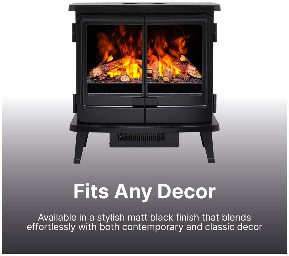 DIMPLEX Bermondsey Optimyst Water Vapour 2 kW Electric Stove Fire - Black image number 4 of 5