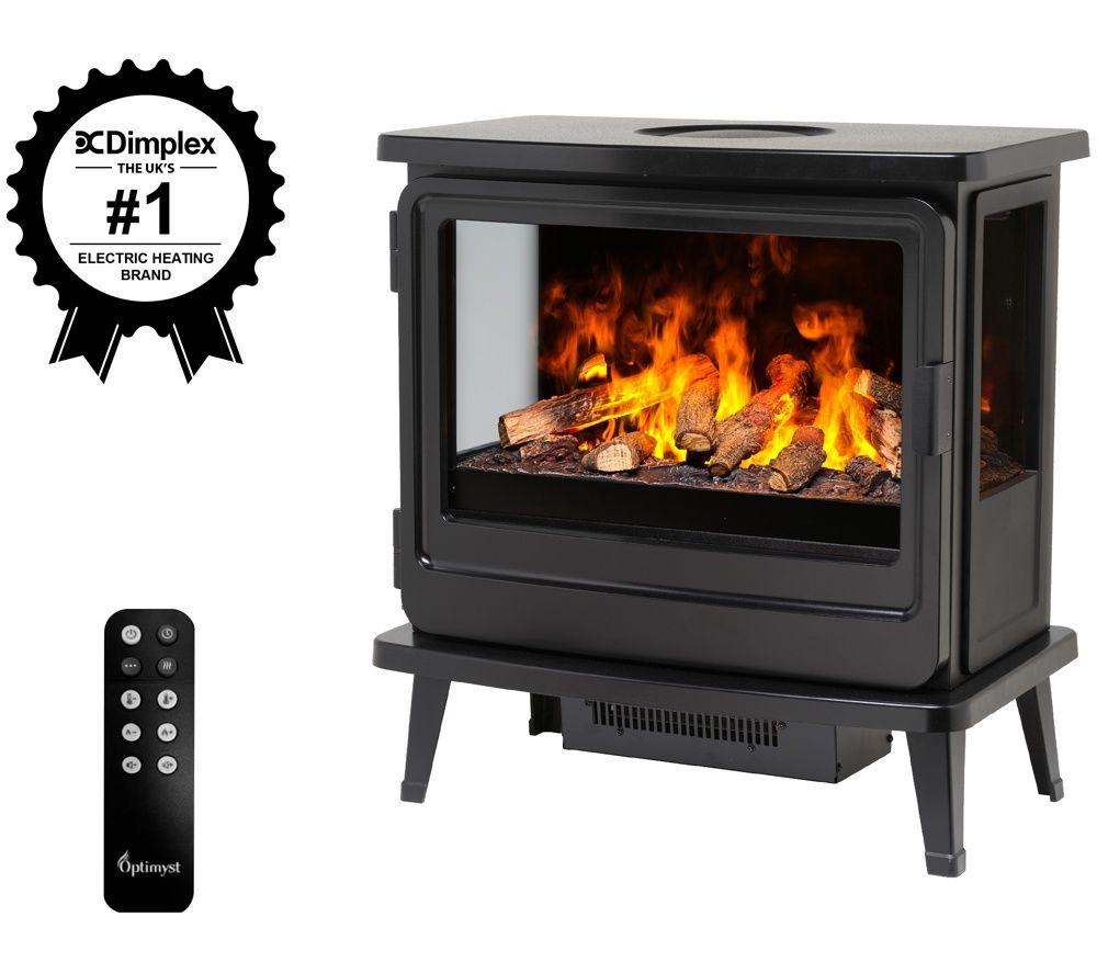 DIMPLEX Smithfield Optimyst Water Vapour 2 kW Electric Stove Fire - Black image number 2 of 4