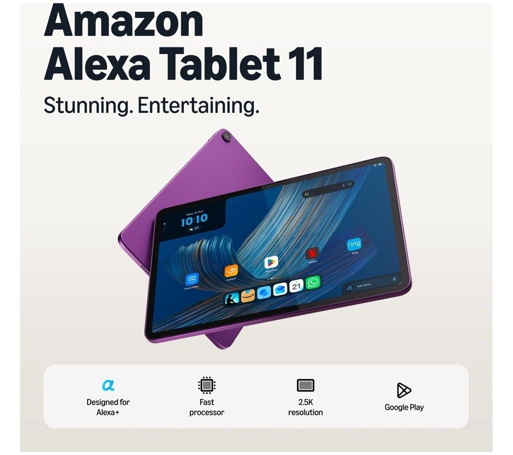 AMAZON Alexa 11 Tablet (2026) - 128 GB, Amethyst image number 2 of 11