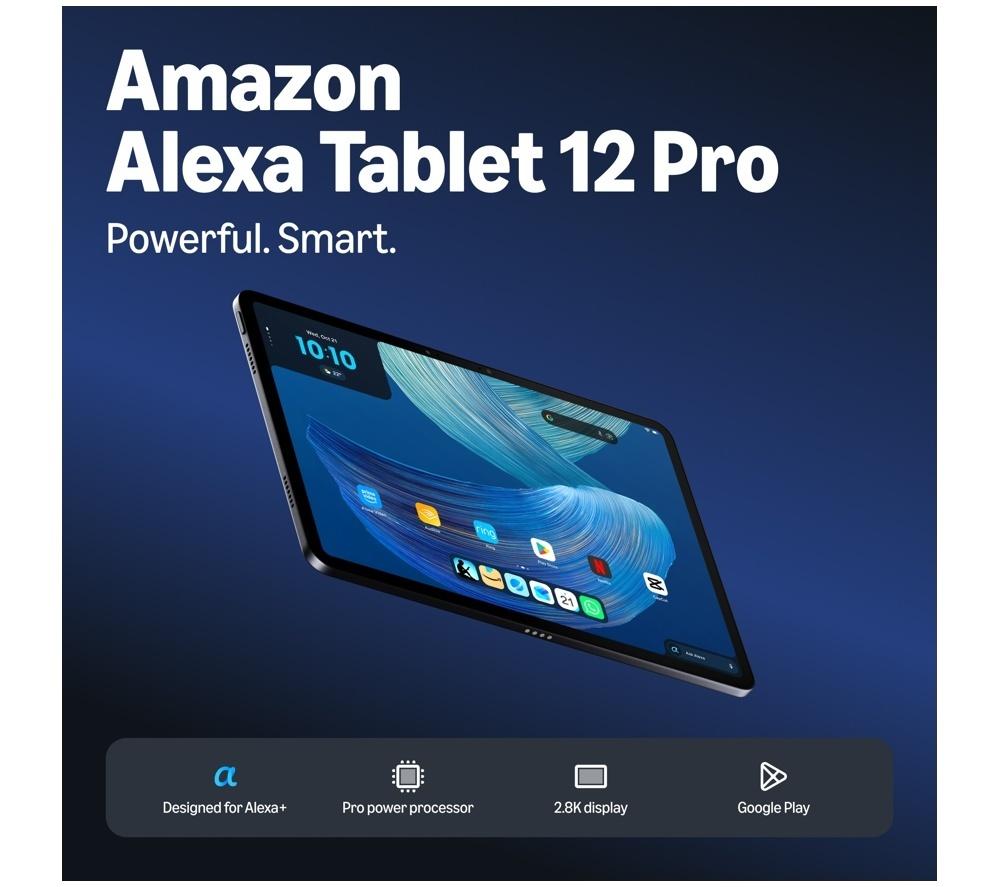 AMAZON Alexa 12 Pro Tablet (2026) - 128 GB, Graphite image number 2 of 12
