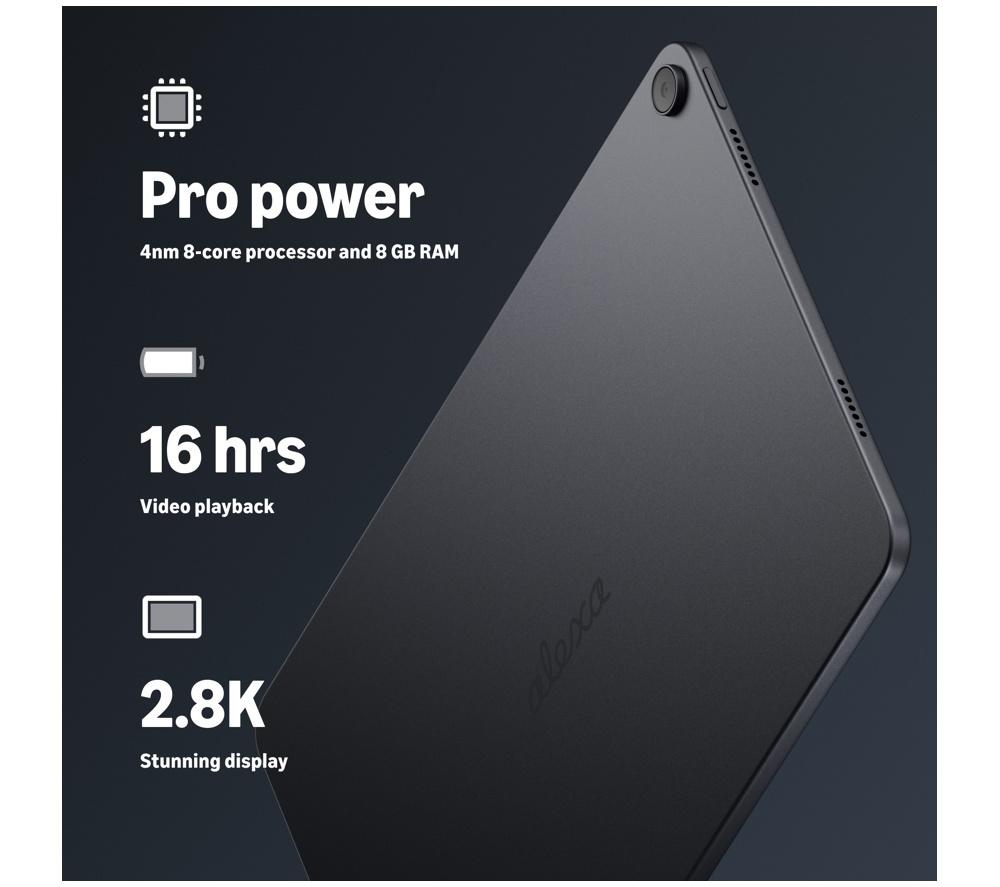 AMAZON Alexa 12 Pro Tablet (2026) - 128 GB, Graphite image number 3 of 12