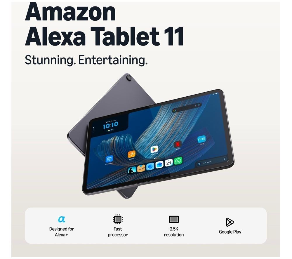 AMAZON Alexa 11 Tablet (2026) - 128 GB, Graphite image number 2 of 11