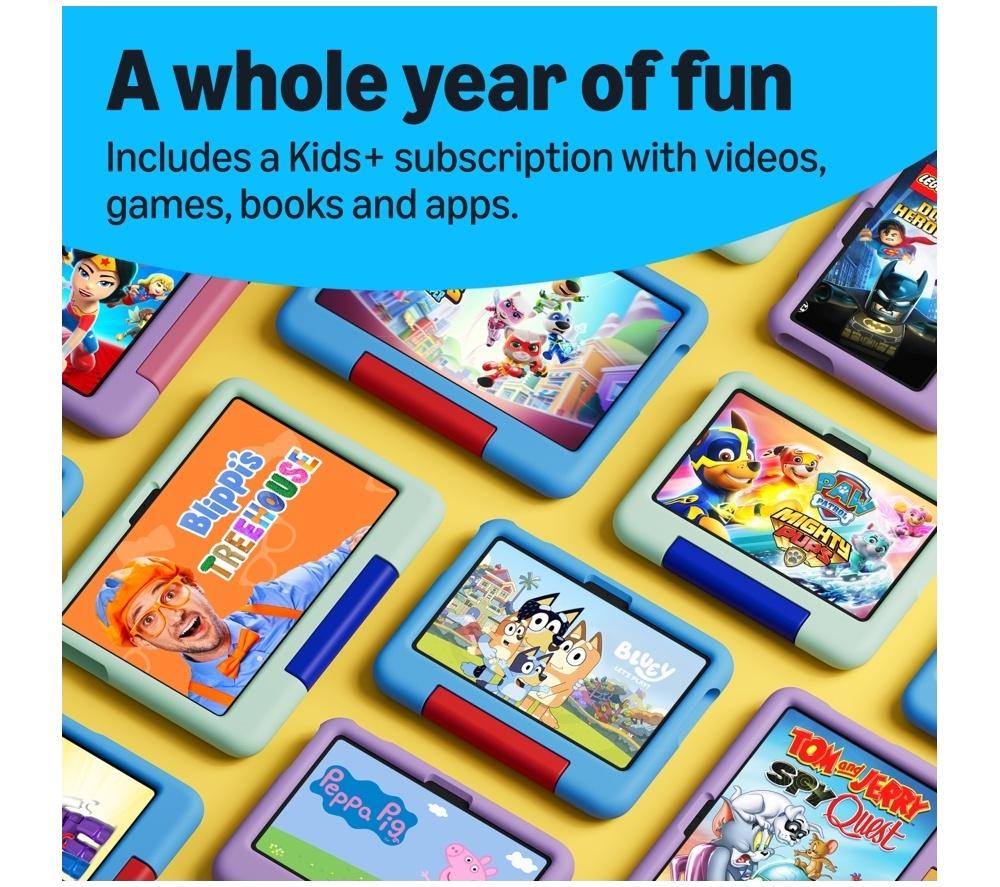 AMAZON Kids 8 Tablet (2026) - 64 GB, Cool Green image number 3 of 13