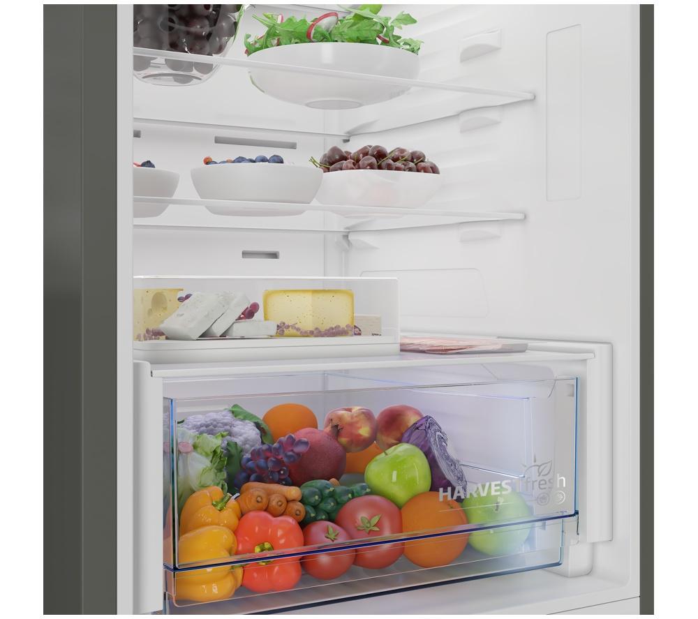 BEKO HarvestFresh AeroFlow CNA5603DVPZ 70/30 Fridge Freezer - Graphite image number 14 of 30