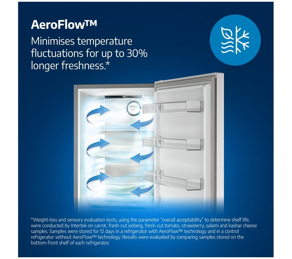 BEKO HarvestFresh AeroFlow CNA5603DVPZ 70/30 Fridge Freezer - Graphite image number 20 of 30