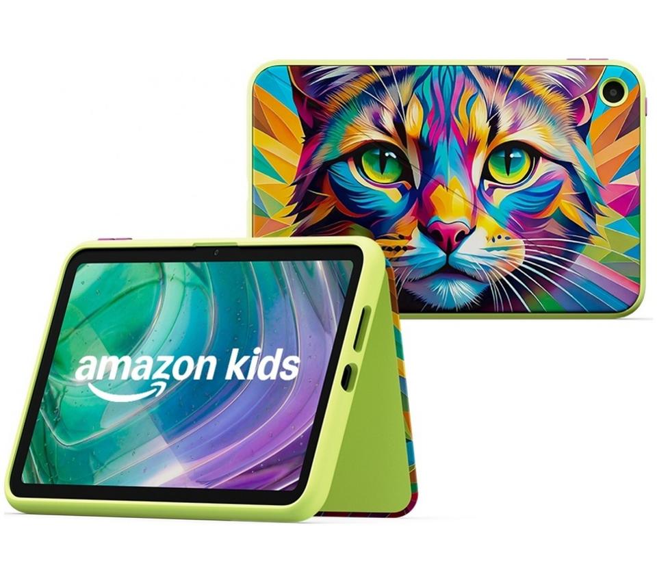 AMAZON Kids 8 Tablet (2026) - 64 GB, Rainbow Cat