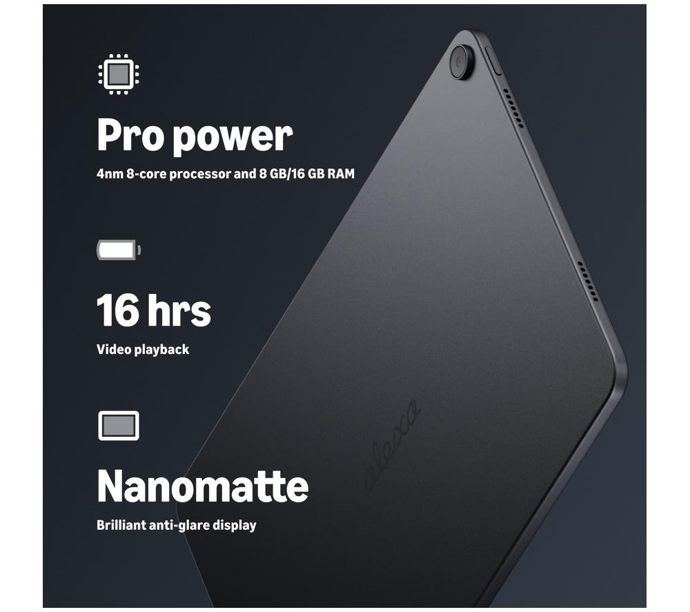 AMAZON Alexa 12 Pro Tablet (2026) - 256 GB, Graphite with Nanomatte Display image number 3 of 12