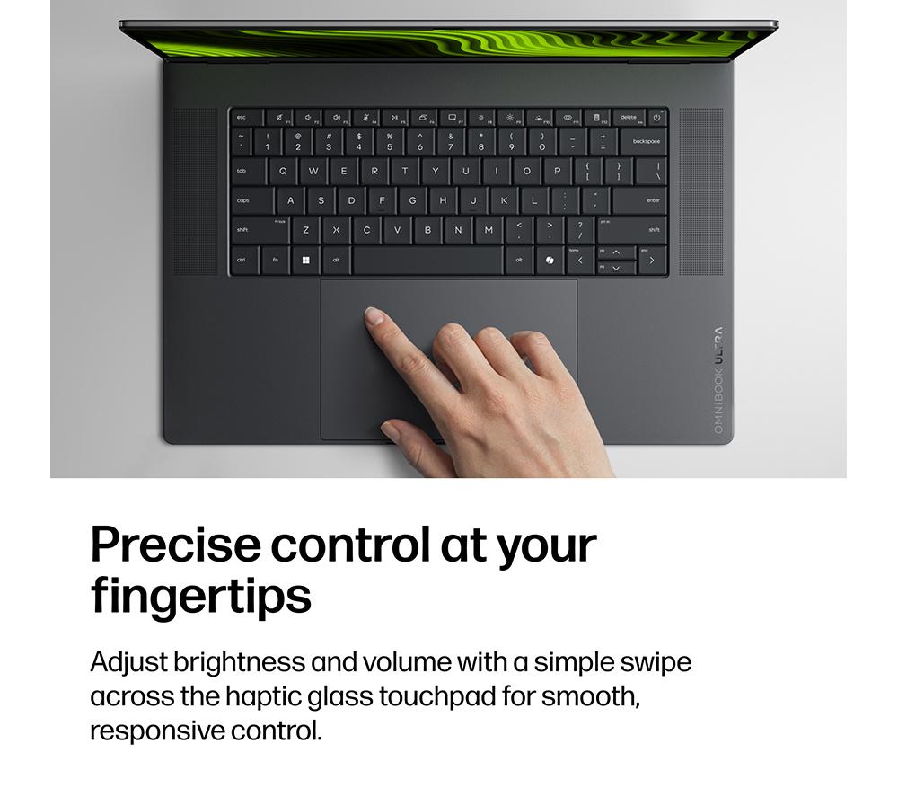 HP OmniBook Ultra Next Gen AI 16" Laptop - NVIDIA RTX Spark&trade; N1X, 32 GB RAM, 1 TB SSD, Eclipse Grey image number 8 of 37