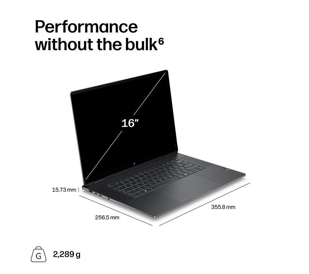 HP OmniBook Ultra Next Gen AI 16" Laptop - NVIDIA RTX Spark&trade; N1X, 32 GB RAM, 1 TB SSD, Eclipse Grey image number 16 of 37