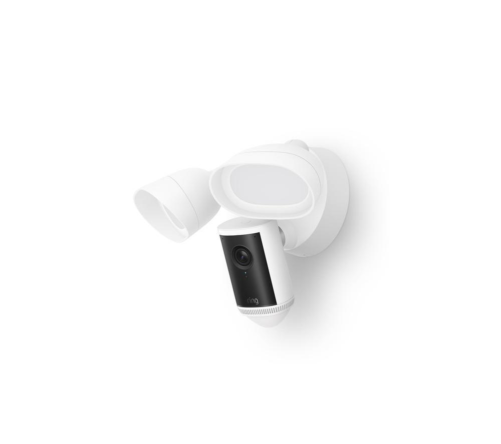 RING Floodlight Cam Pro (2nd Gen) Wired Retinal 4K WiFi Security Camera - White image number 5 of 5