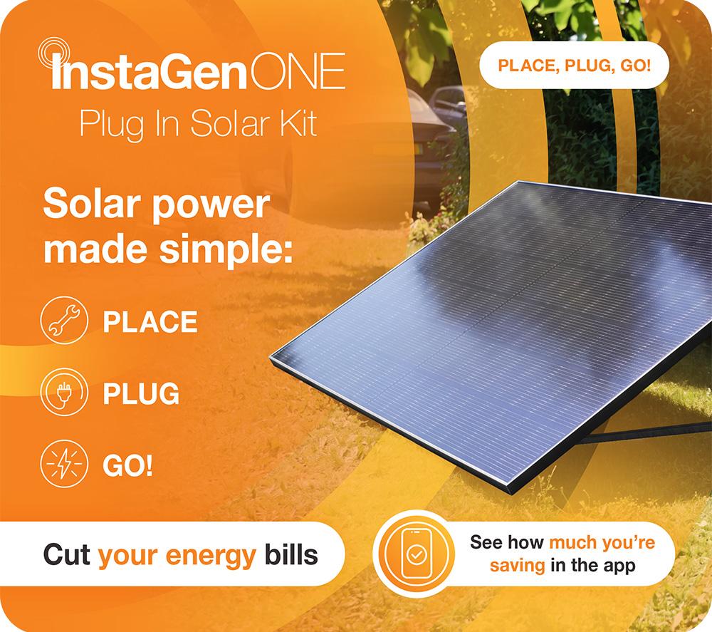 INSTAGEN ONE Plug In Solar Kit - One Panel Kit image number 9 of 11