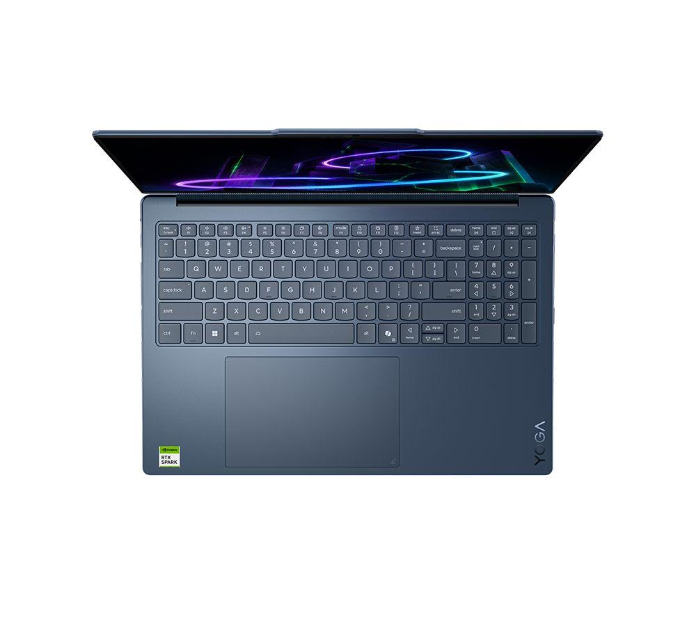 LENOVO Yoga 9 16" 2 in 1 Laptop - NVIDIA RTX Spark&trade; N1X, 32 GB RAM, 1 TB SSD, Cosmic Blue image number 4 of 11